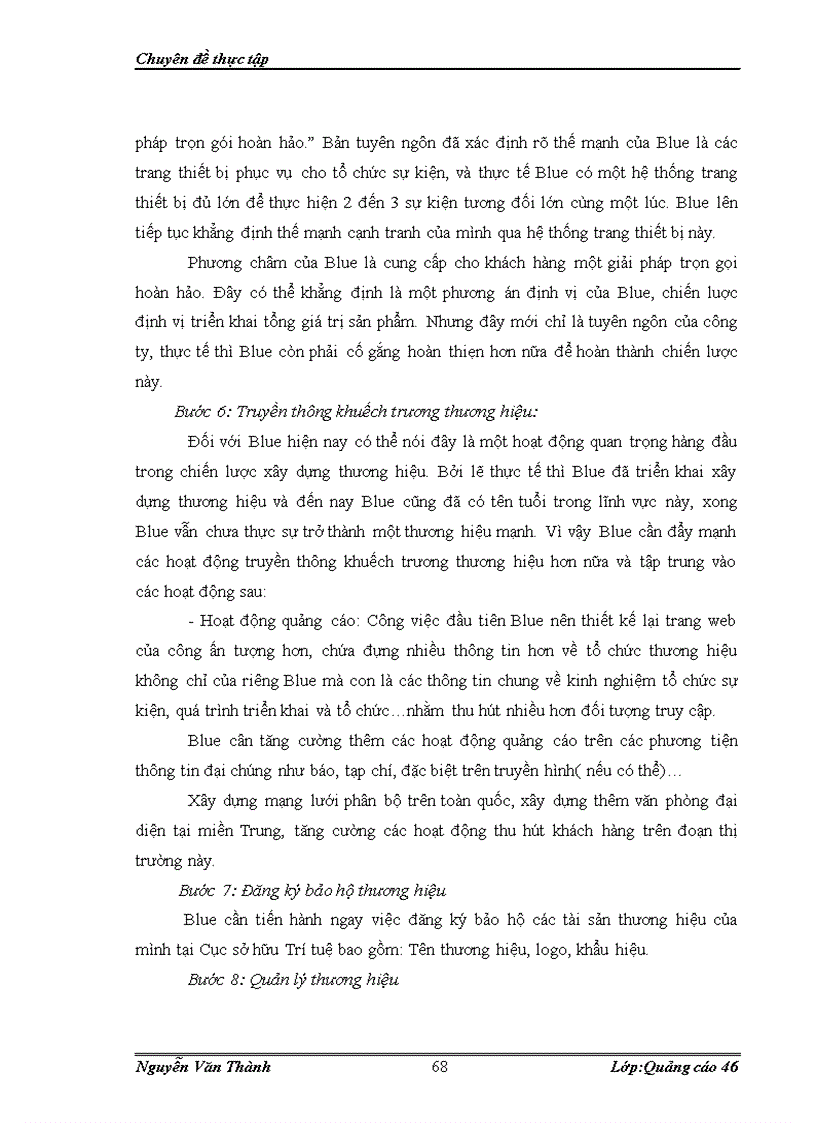 image for page Thực trạng hoạt động xây dựng thương hiệu của công ty cổ phần mầu xanh BLUE