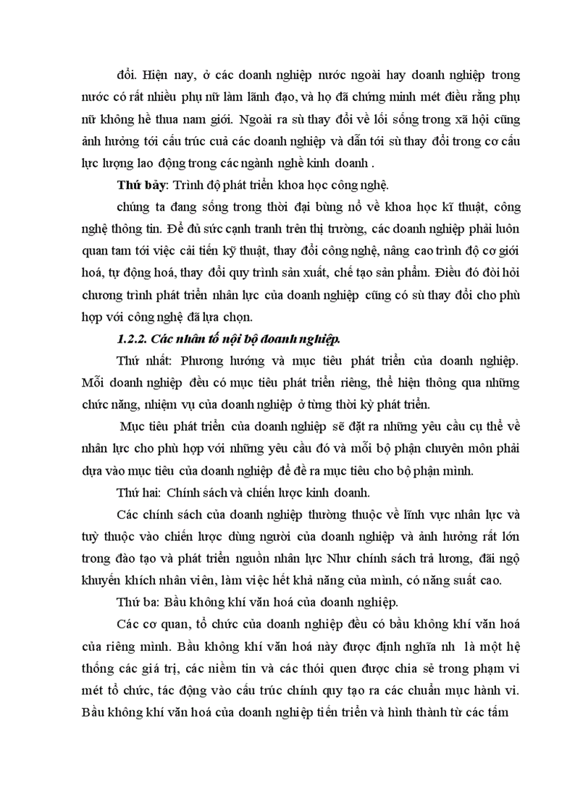 image for page Công tác đào tạo và phát triển nguồn nhân lực tại Công ty TNHH Nam Dương 1