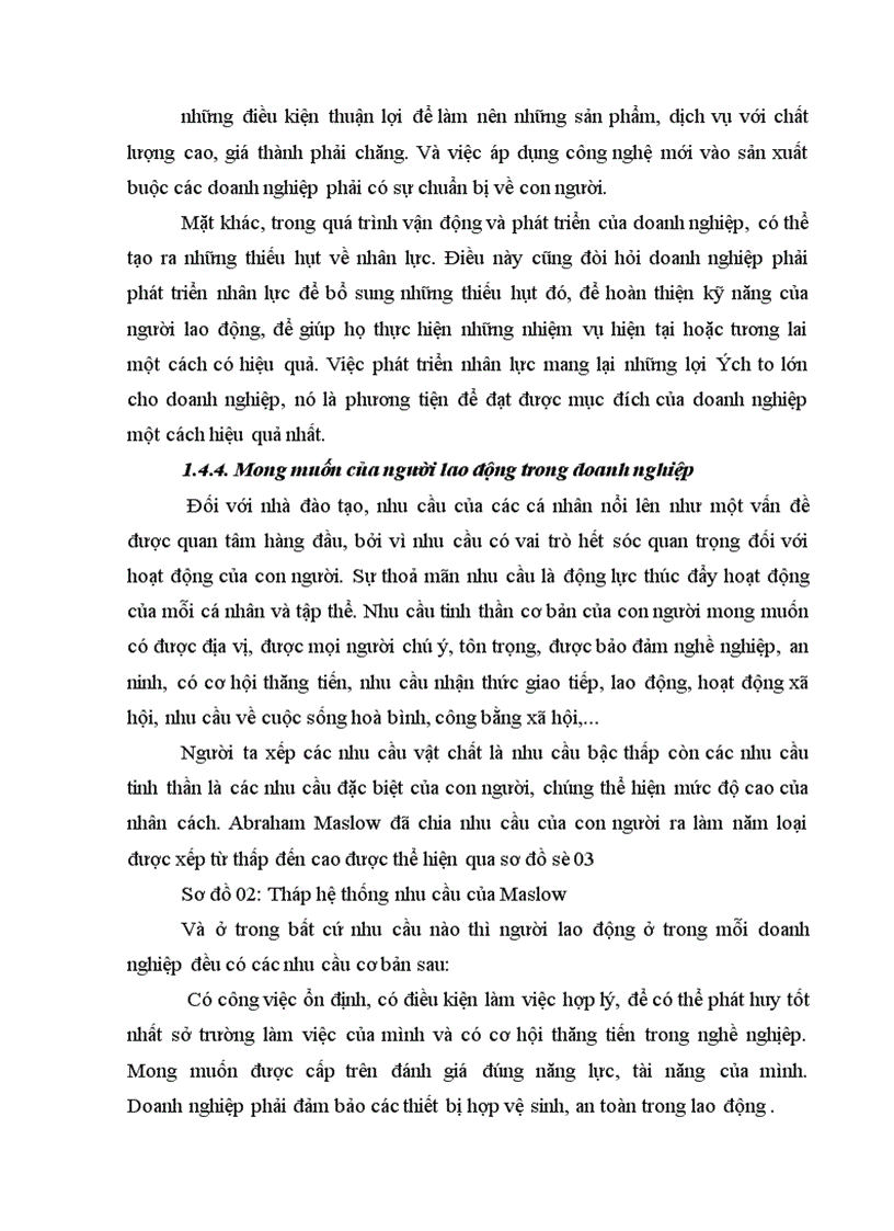 image for page Công tác đào tạo và phát triển nguồn nhân lực tại Công ty TNHH Nam Dương 1