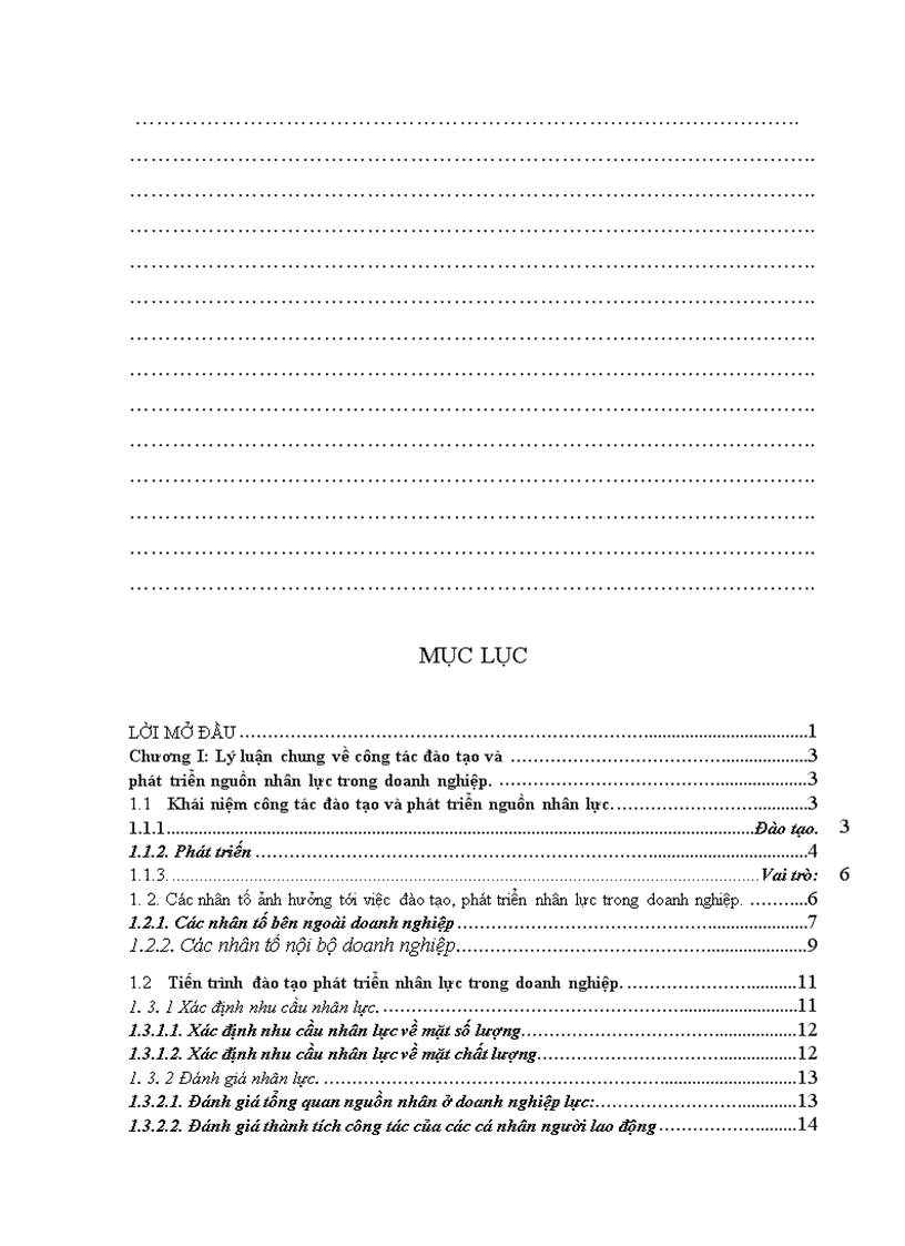 image for page Công tác đào tạo và phát triển nguồn nhân lực tại Công ty TNHH Nam Dương 1