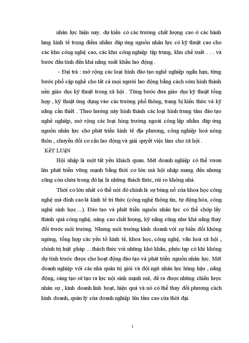 image for page Đào tạo và phát triển nguồn nhân lực đáp ứng yêu cầu Công nghiệp hoá hiện đại hoá đất nước 1