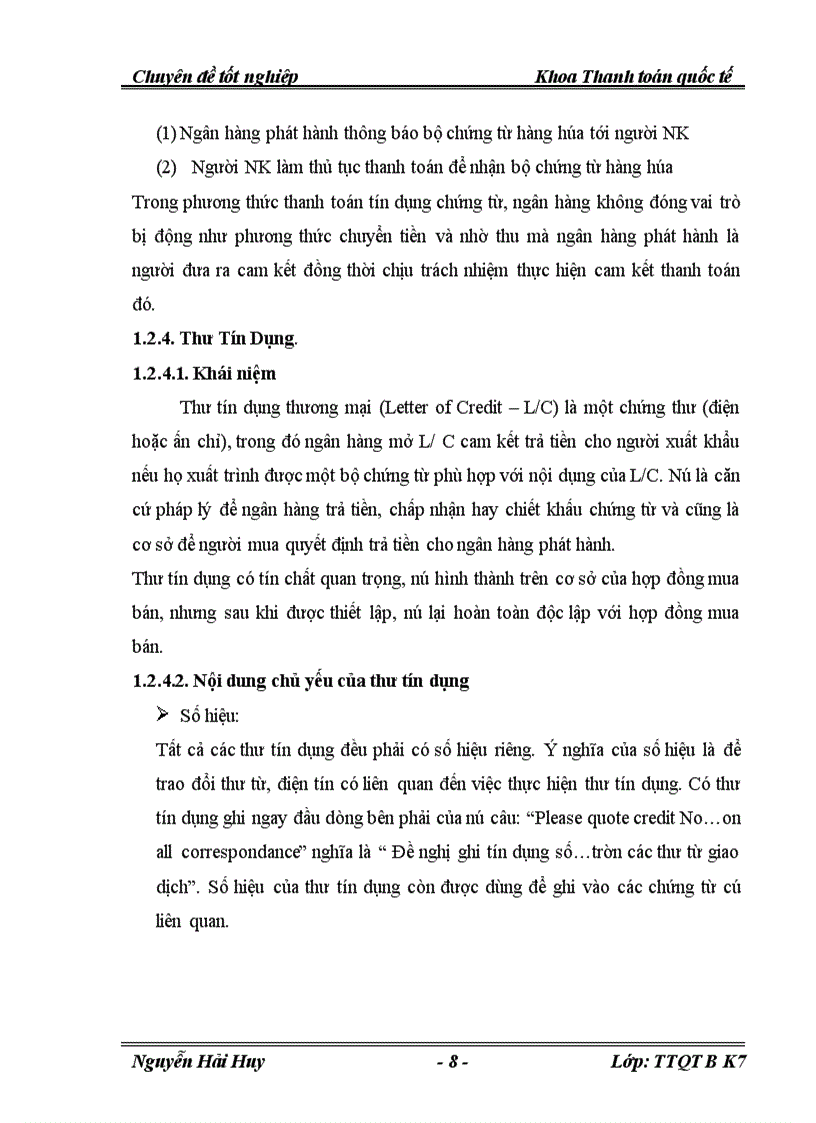 image for page Giải pháp hạn chế rủi ro trong phương thức thanh toán tín dụng chứng từ tại chi nhánh 24 Láng Hạ Ngân Hàng Nông Nghiệp và Phát Triển Nông Thôn Việt Nam