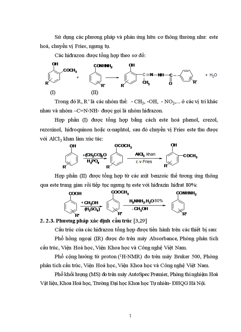 image for page Nghiên cứu mối tương quan giữa cấu trúc phân tử và khả năng ức chế ăn mòn kim loại của một số hợp chất hiđrazon