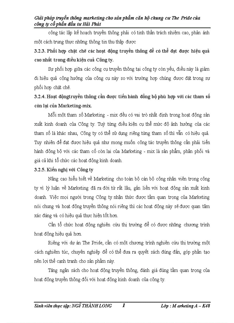 image for page Giải pháp truyền thông marketing cho sản phẩm căn hộ chung cư The Pride của công ty cổ phần đầu tư Hải Phát 1