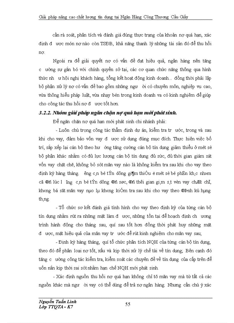 image for page Giải pháp nâng cao chất lượng tín dụng tại Ngân Hàng công Thương Cầu Giấy