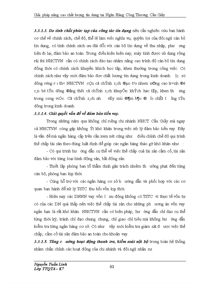 image for page Giải pháp nâng cao chất lượng tín dụng tại Ngân Hàng công Thương Cầu Giấy