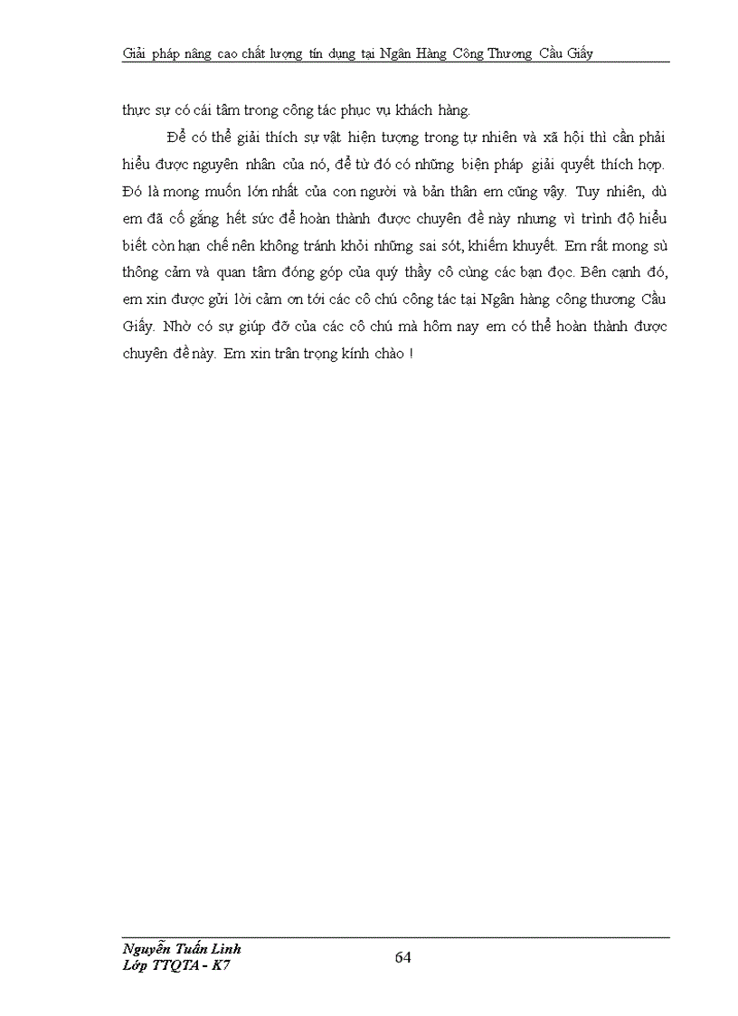 image for page Giải pháp nâng cao chất lượng tín dụng tại Ngân Hàng công Thương Cầu Giấy
