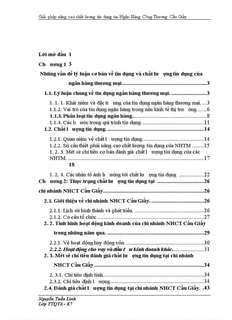 image for page Giải pháp nâng cao chất lượng tín dụng tại Ngân Hàng công Thương Cầu Giấy
