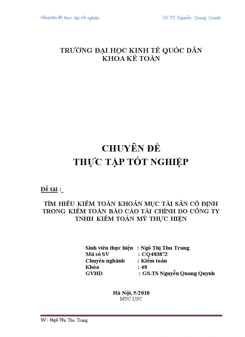 image for page Hoàn thiện quy trình kiểm toán khoản mục TSCĐ trong kiểm toán BCTC tại Công ty TNHH Kiểm toán Mỹ 1