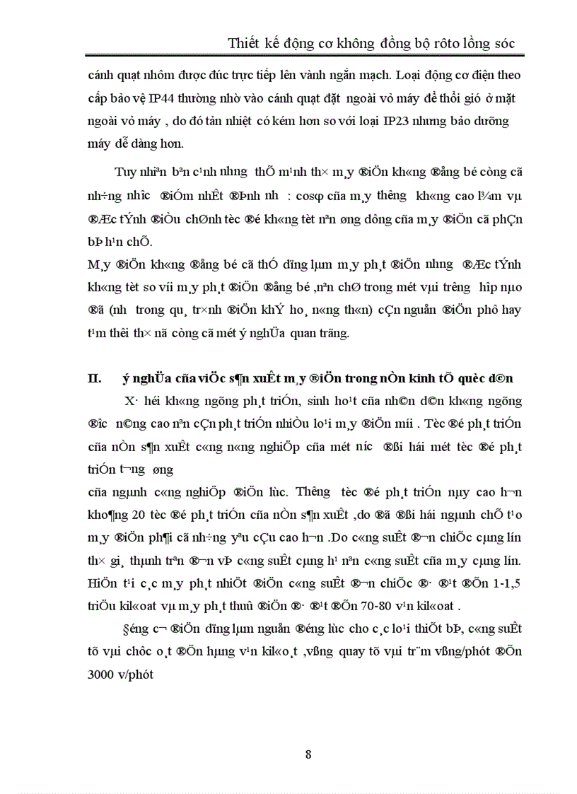 image for page Thiết kế động cơ không đồng bộ rôto lồng sóc
