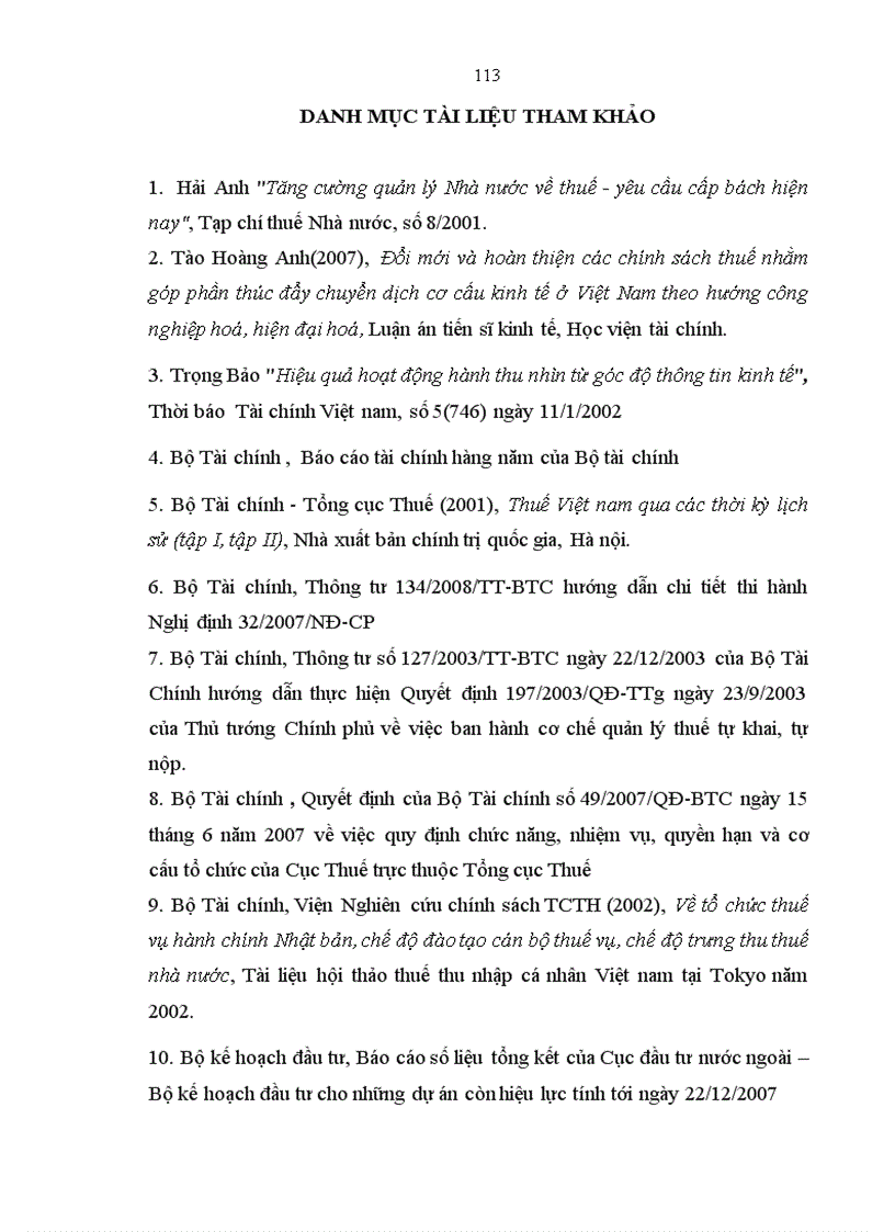 image for page Nâng cao vai trò Nhà nước về quản lý thuế đối với doanh nghiệp dân doanh lấy ví dụ ở Hà Nội