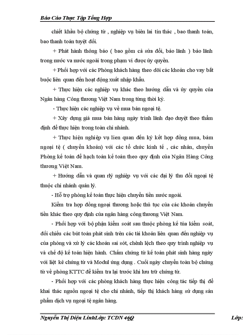 image for page Báo Cáo Thực Tập Tổng Hợp sở giao dịch i ngân hàng công thương việt nam