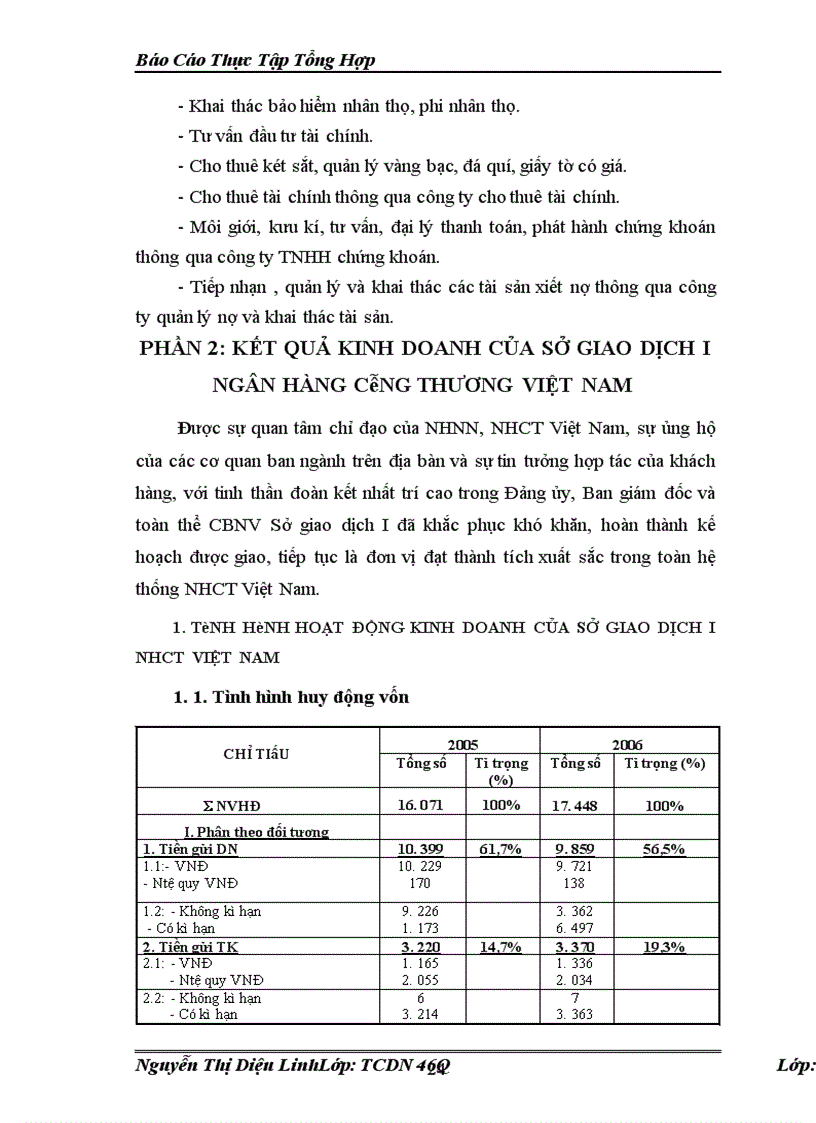 image for page Báo Cáo Thực Tập Tổng Hợp sở giao dịch i ngân hàng công thương việt nam