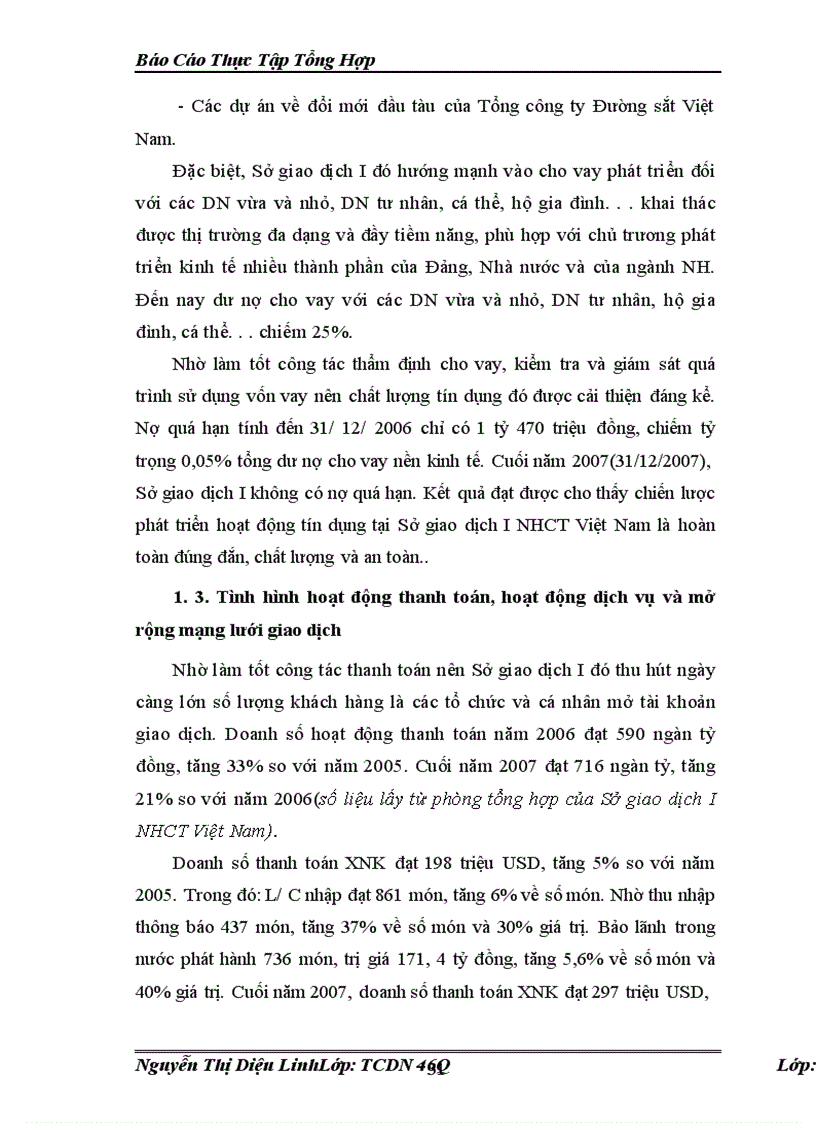 image for page Báo Cáo Thực Tập Tổng Hợp sở giao dịch i ngân hàng công thương việt nam