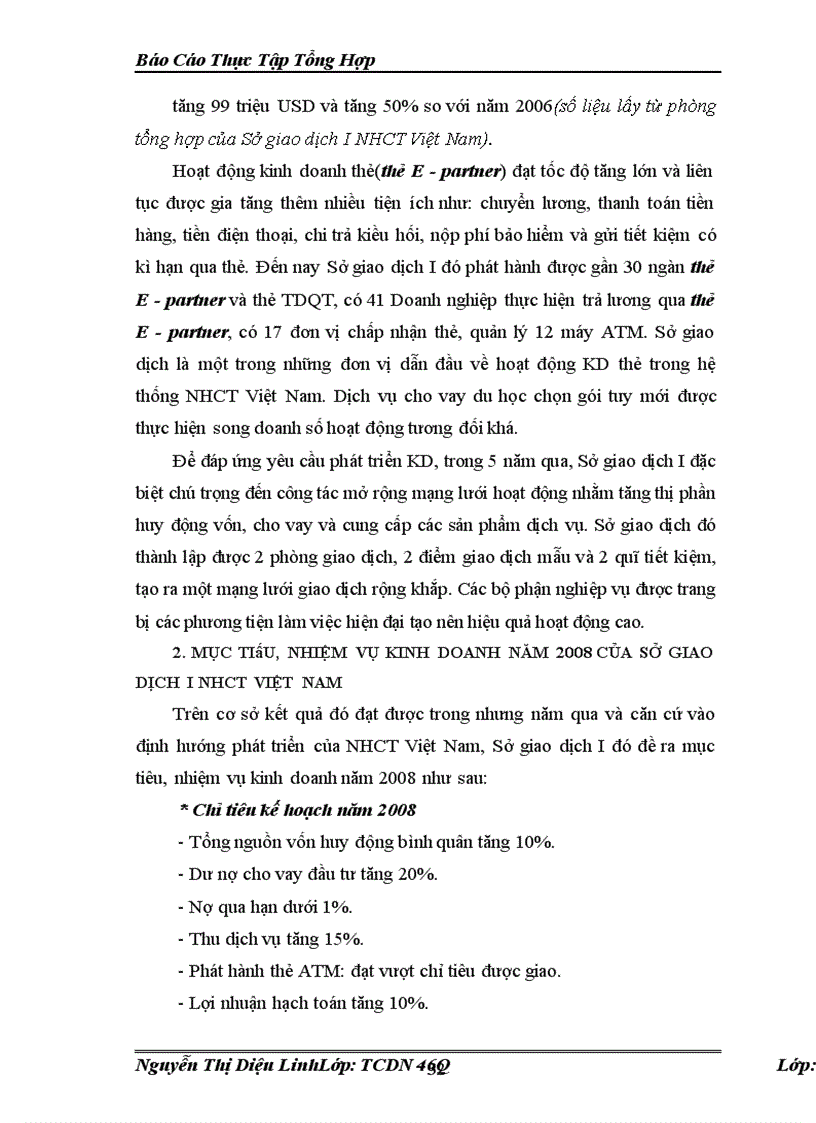image for page Báo Cáo Thực Tập Tổng Hợp sở giao dịch i ngân hàng công thương việt nam