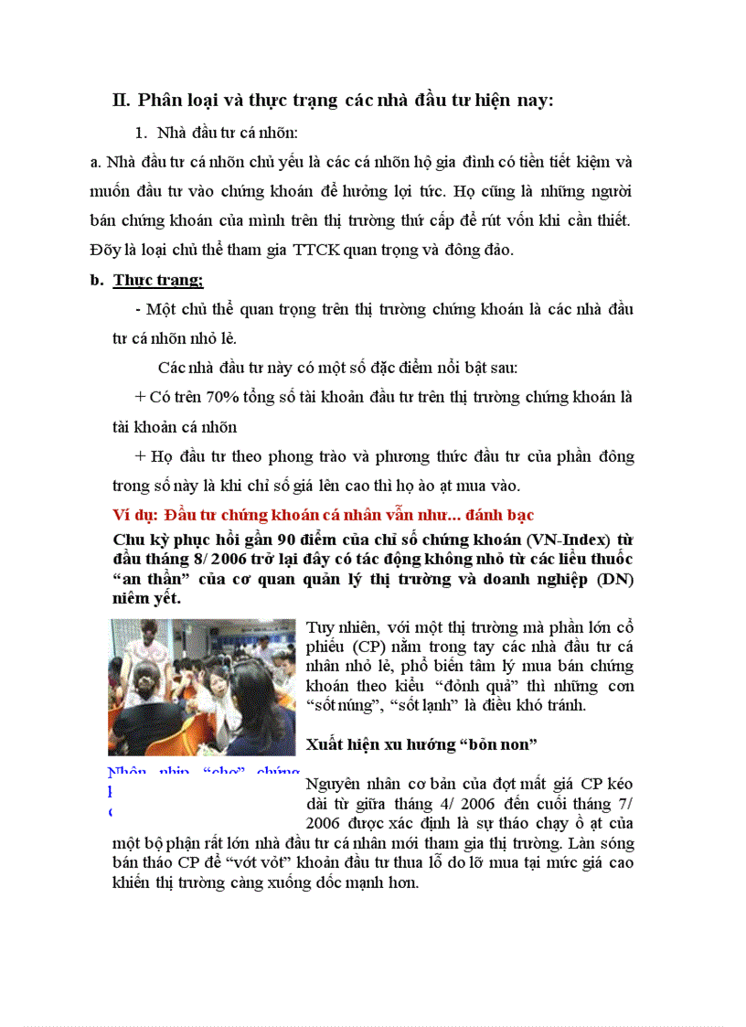 image for page Các chủ thể của thị trường chứng khoán 1