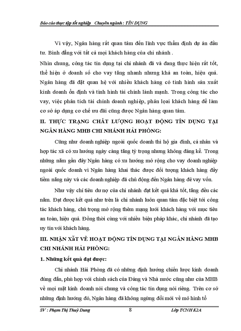 image for page Báo cáo thực tập tốt nghiệp tại Ngân hàng phát triển nhà ĐBSCL MHB chi nhánh Hải Phòng