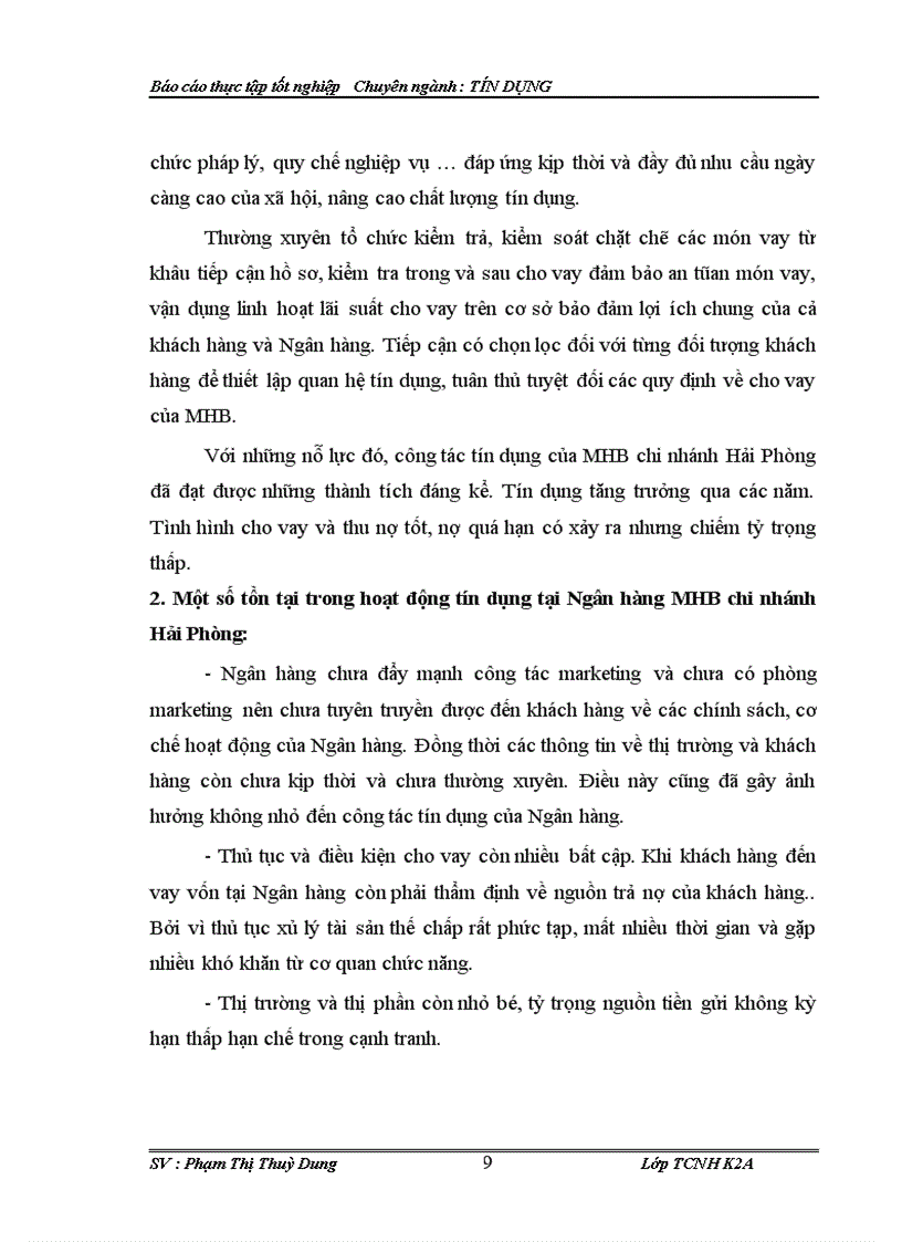 image for page Báo cáo thực tập tốt nghiệp tại Ngân hàng phát triển nhà ĐBSCL MHB chi nhánh Hải Phòng