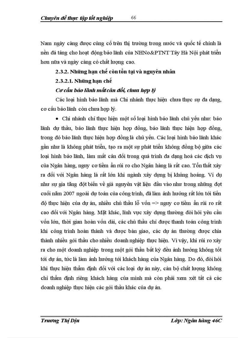 image for page Nâng cao chất lượng hoạt động bảo lãnh tại NHNo PTNT Tây Hà Nội