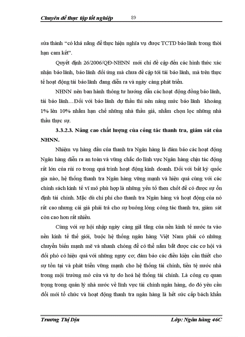 image for page Nâng cao chất lượng hoạt động bảo lãnh tại NHNo PTNT Tây Hà Nội