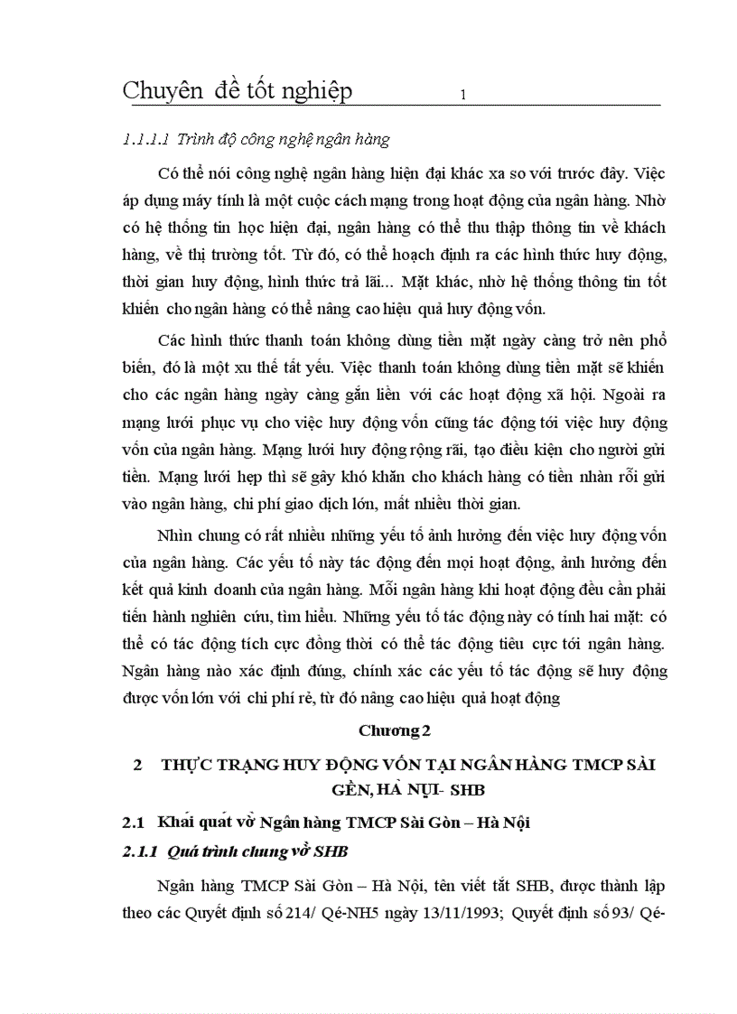 image for page Giải pháp nâng cao hiệu quả huy động vốn của ngân hàng thương mại cổ phần Sài Gòn Hà Nội SHB 1