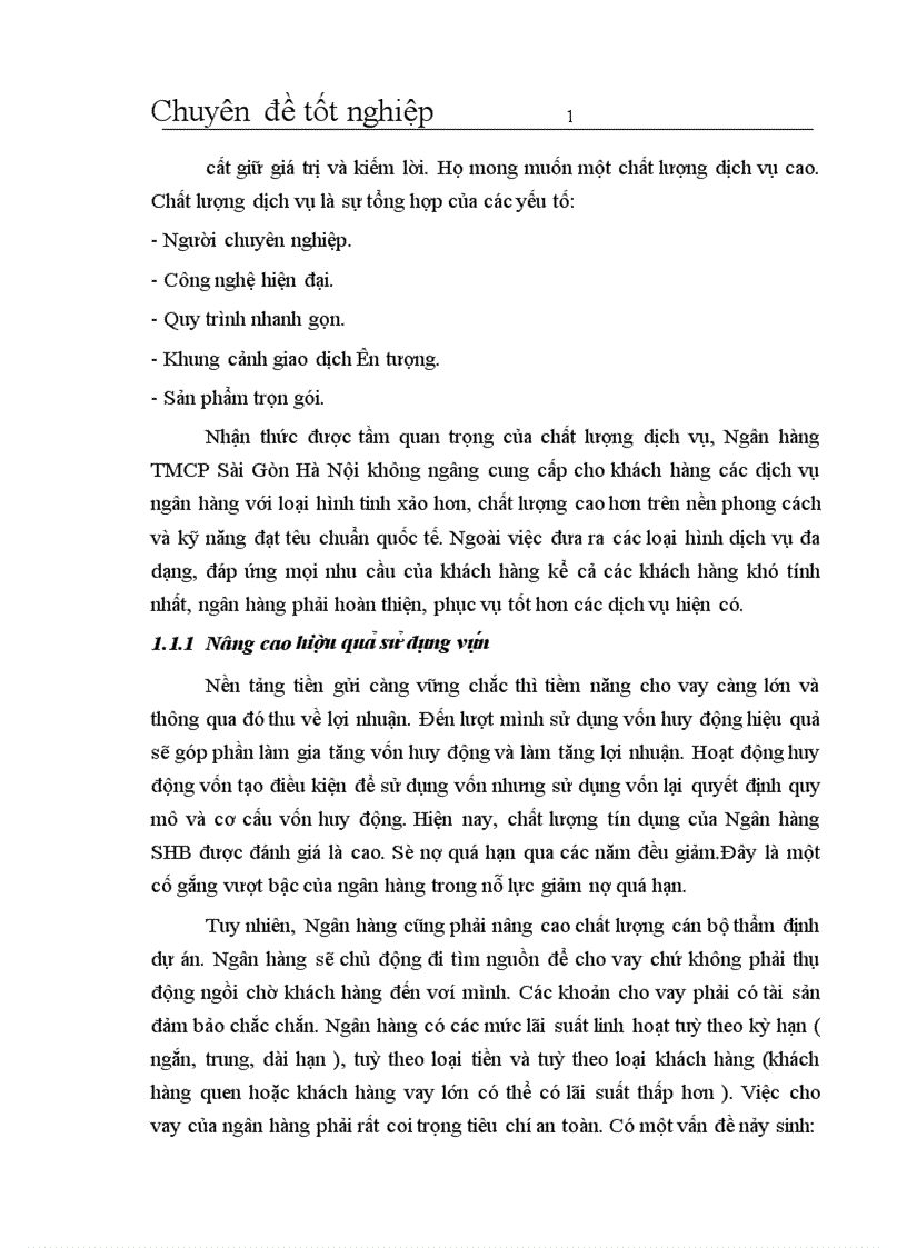 image for page Giải pháp nâng cao hiệu quả huy động vốn của ngân hàng thương mại cổ phần Sài Gòn Hà Nội SHB 1