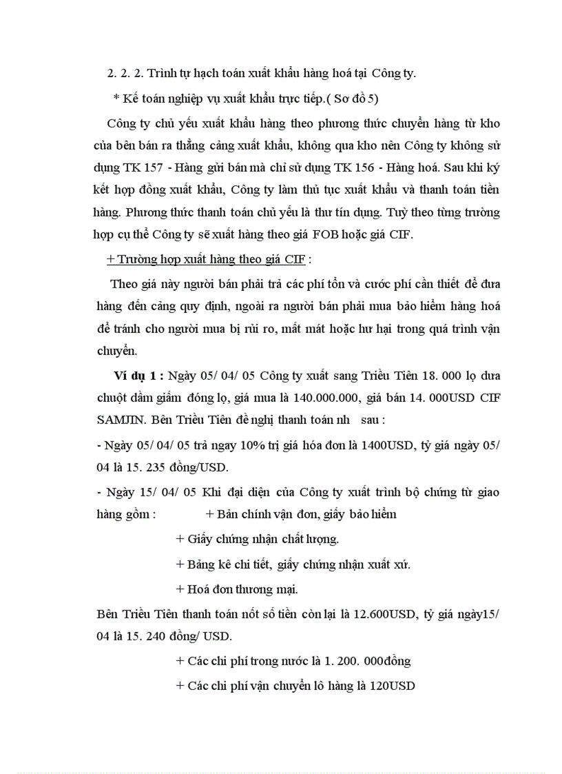 image for page Hoàn thiện kế toán nghiệp vụ xuất khẩu hàng hoá tại Công ty TNHH đầu tư thương mại và xuất nhập khẩu tổng hợp Việt Khánh