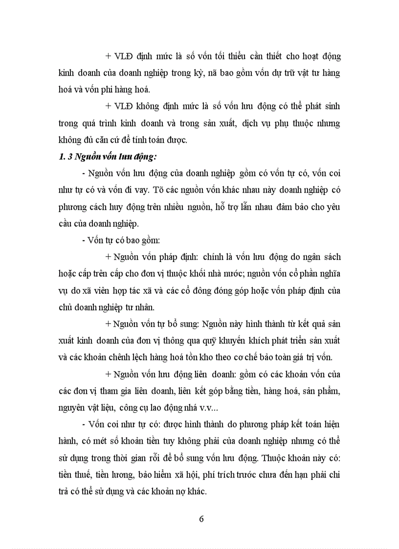 image for page Thực trạng quản lý và sử dụng vốn lưu động ở công ty cao su sao vàng