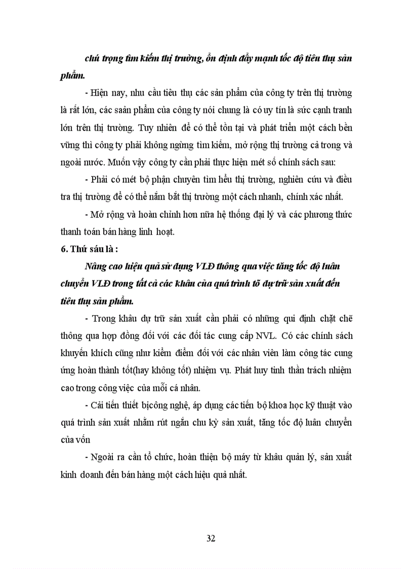 image for page Thực trạng quản lý và sử dụng vốn lưu động ở công ty cao su sao vàng