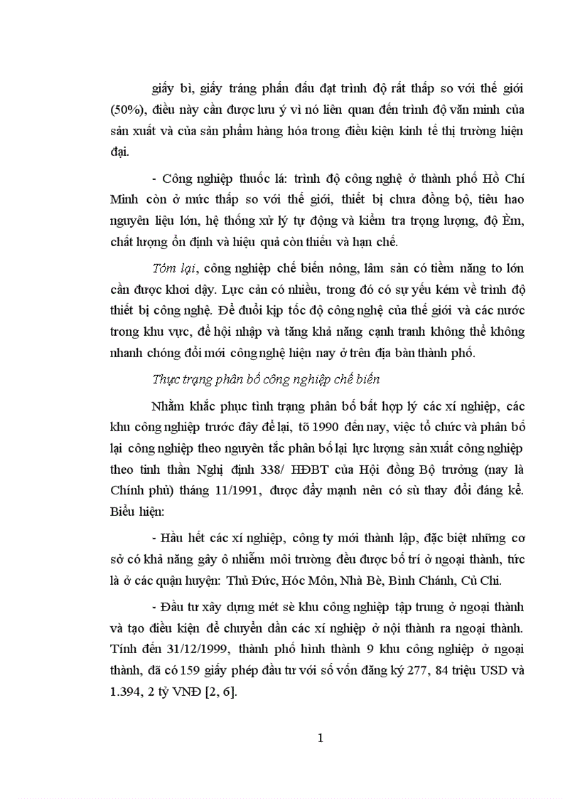 image for page Phát triển công nghiệp chế biến nông lâm sản ở thành phố Hồ Chí Minh 1