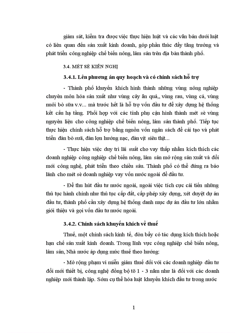 image for page Phát triển công nghiệp chế biến nông lâm sản ở thành phố Hồ Chí Minh 1