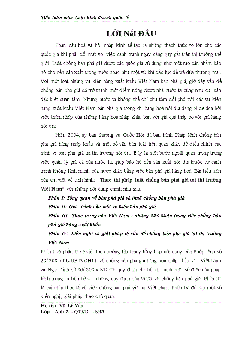 Thực thi pháp luật chống bán phá giá tại thị trường Việt Nam 1