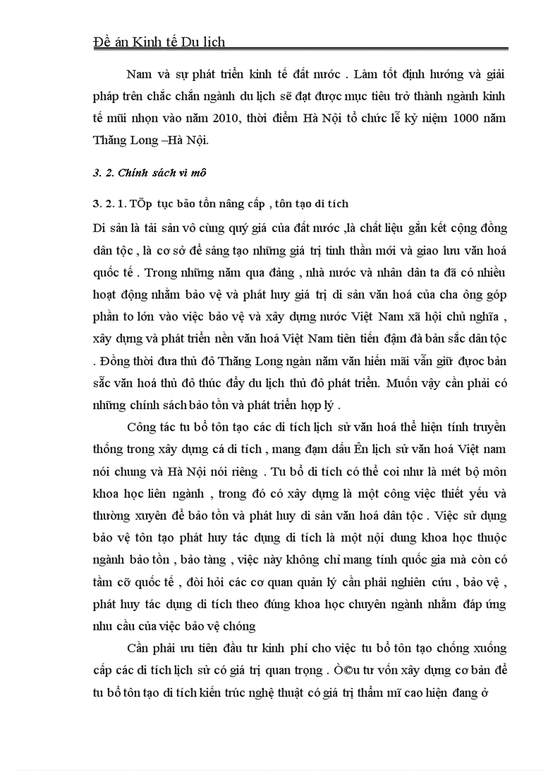 image for page Những giẩi pháp nhằm tiếp tục bảo tồn và phát triển các khu di tích lịch sử đối với việc phát triển du lịch ở Hà Nội hiện nay
