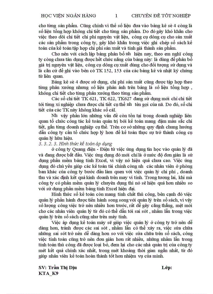 image for page Thực trạng và giảI pháp hoàn thiện kế toán chi phí sản xuất và tính giá thành tại công ty Quang điện Điện tử