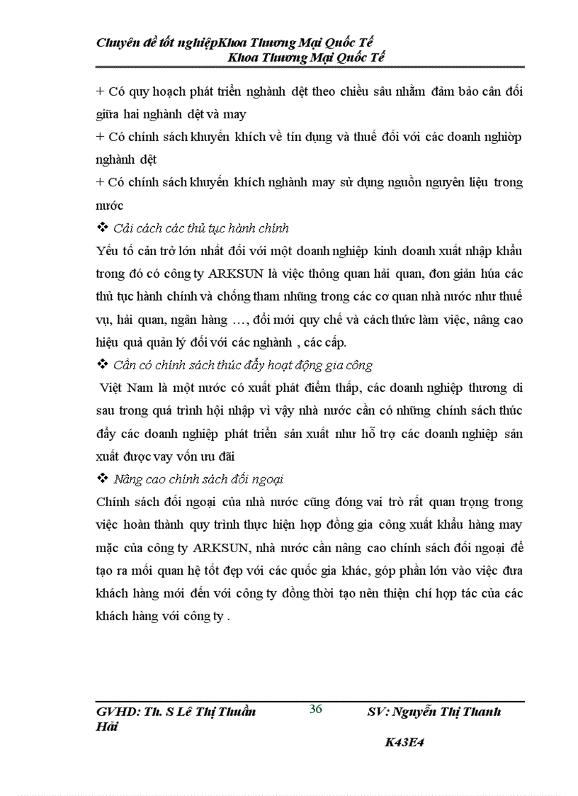 image for page Hoàn thiên quy trình thực hiên hợp đồng gia công xuất khẩu hàng dệt may sang thị trường Nhật Bản tại công ty cổ phần ARKSUN 1
