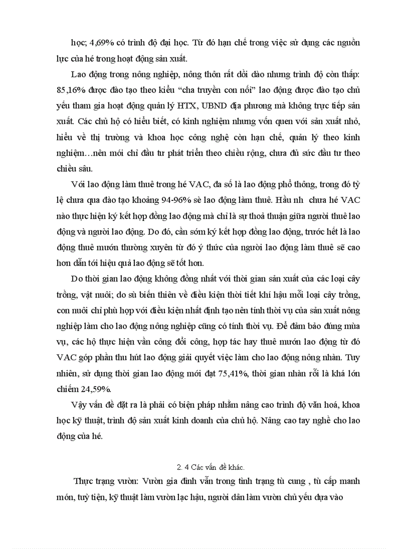 image for page một số giải pháp nhằm sử dụng hiệu quả các yếu tố nguồn lực của kinh tế hộ theo mô hình VAC ở nông thôn Việt Nam trong giai đoạn hiện nay