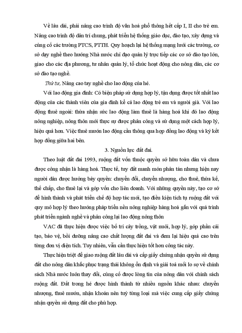 image for page một số giải pháp nhằm sử dụng hiệu quả các yếu tố nguồn lực của kinh tế hộ theo mô hình VAC ở nông thôn Việt Nam trong giai đoạn hiện nay
