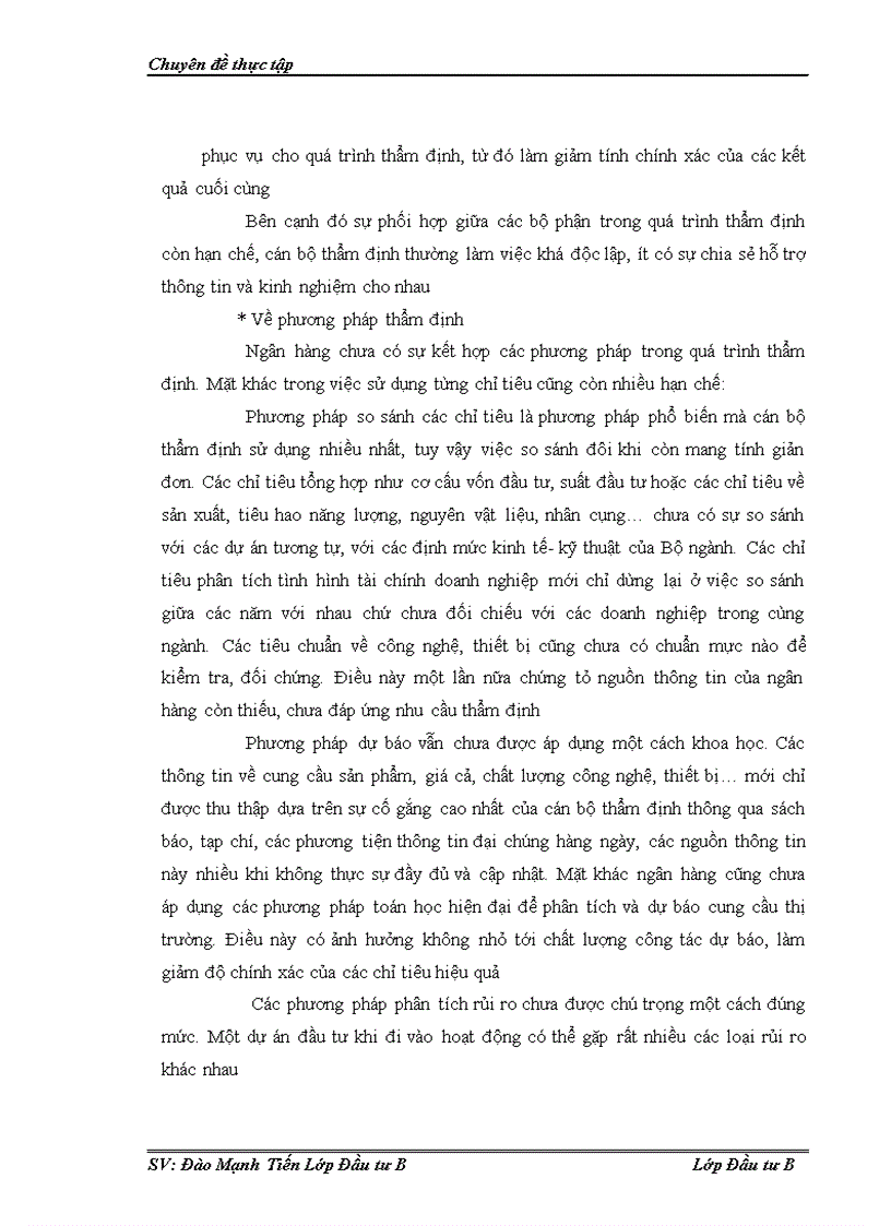 image for page Thẩm định tài chính dự án đầu tư tại ngân hàng thương mại cổ phần kỹ thương Việt Nam Techcombank Thực trạng và giải pháp 1