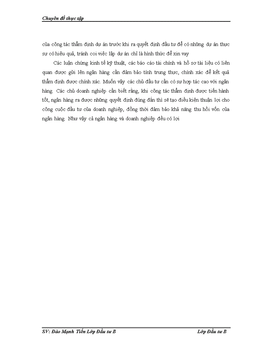 image for page Thẩm định tài chính dự án đầu tư tại ngân hàng thương mại cổ phần kỹ thương Việt Nam Techcombank Thực trạng và giải pháp 1