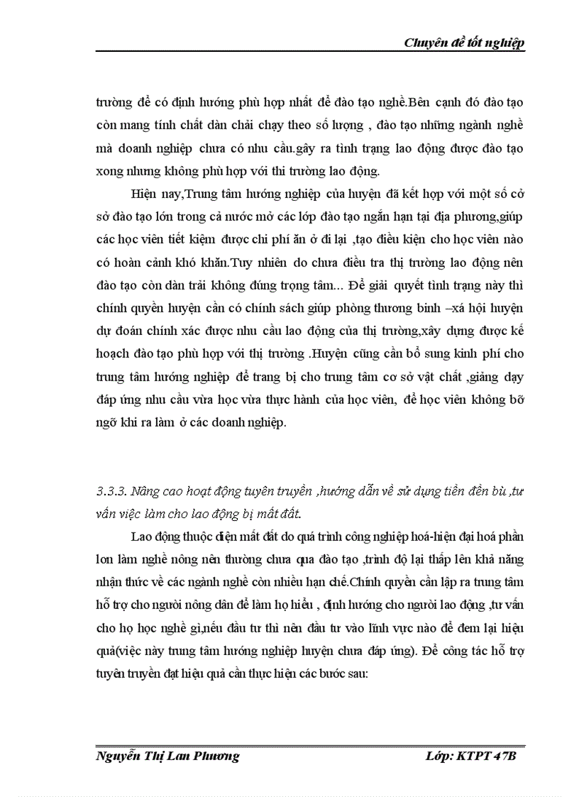 image for page Giải quyết việc làm cho lao động mất đất trong quá trình công nghiệp hoá tại huyện Thường Tín thành phố Hà Nội