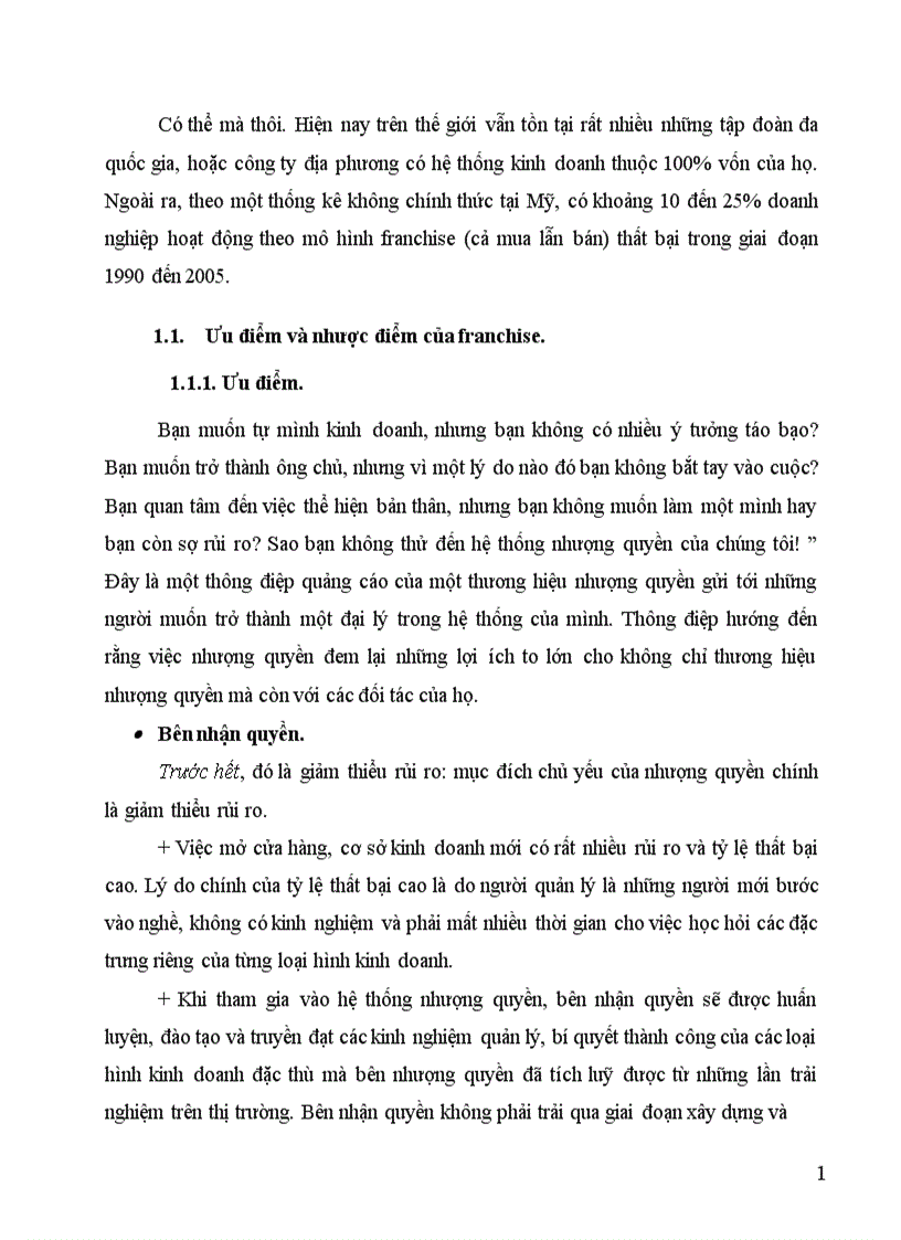 image for page Nhượng quyền thương mại thực trạng và hướng phát triển ở Việt Nam