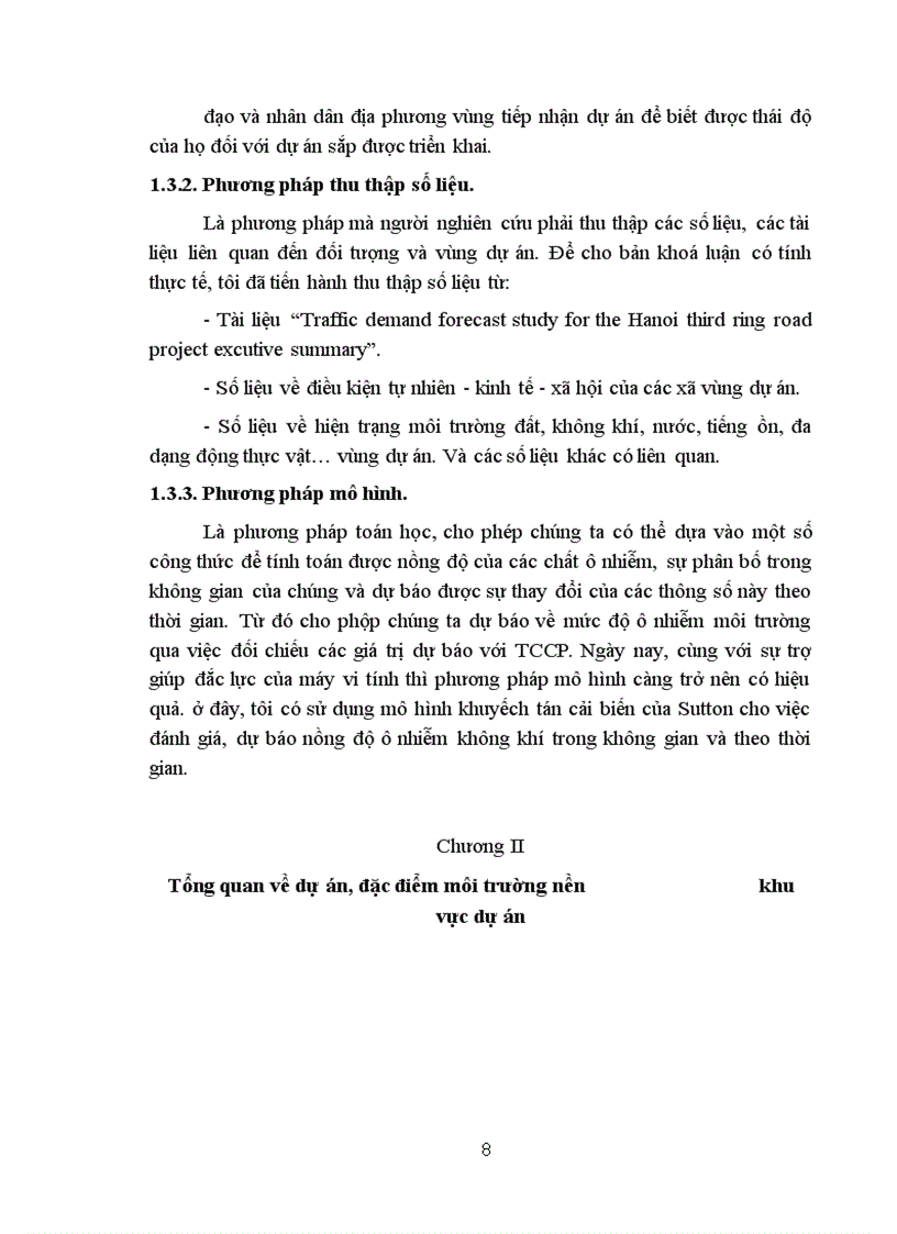 image for page Đánh giá tác động môi trường dự án xây dựng đường vành đai III Hà Nội đoạn Pháp Vân Mai Dịch 1