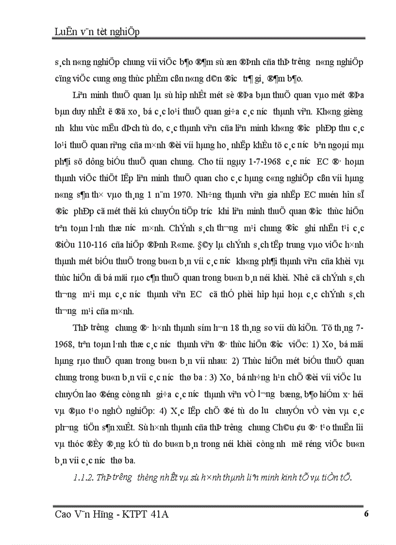 image for page Một số giải pháp thúc đẩy hoạt động xuất khẩu hàng hoá của Việt Nam sang thị trường EU giai đoạn 2001 2010