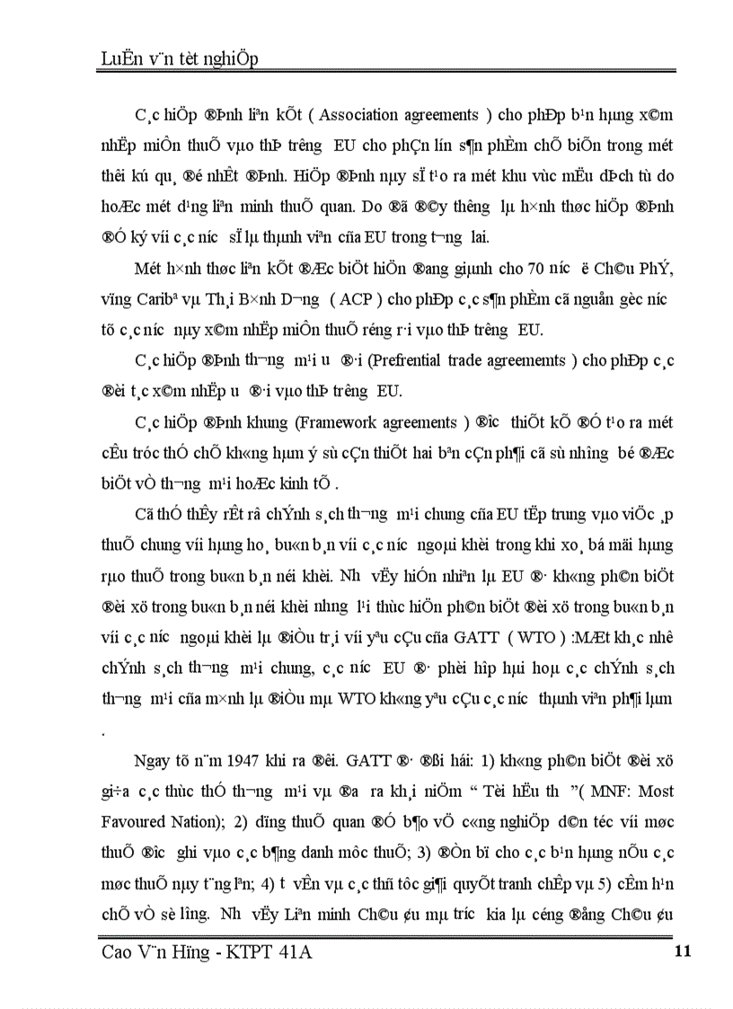 image for page Một số giải pháp thúc đẩy hoạt động xuất khẩu hàng hoá của Việt Nam sang thị trường EU giai đoạn 2001 2010