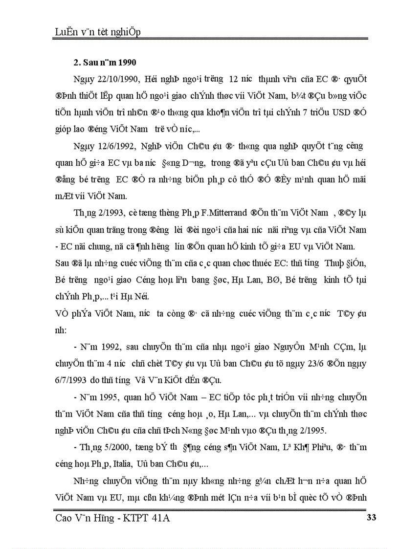 image for page Một số giải pháp thúc đẩy hoạt động xuất khẩu hàng hoá của Việt Nam sang thị trường EU giai đoạn 2001 2010