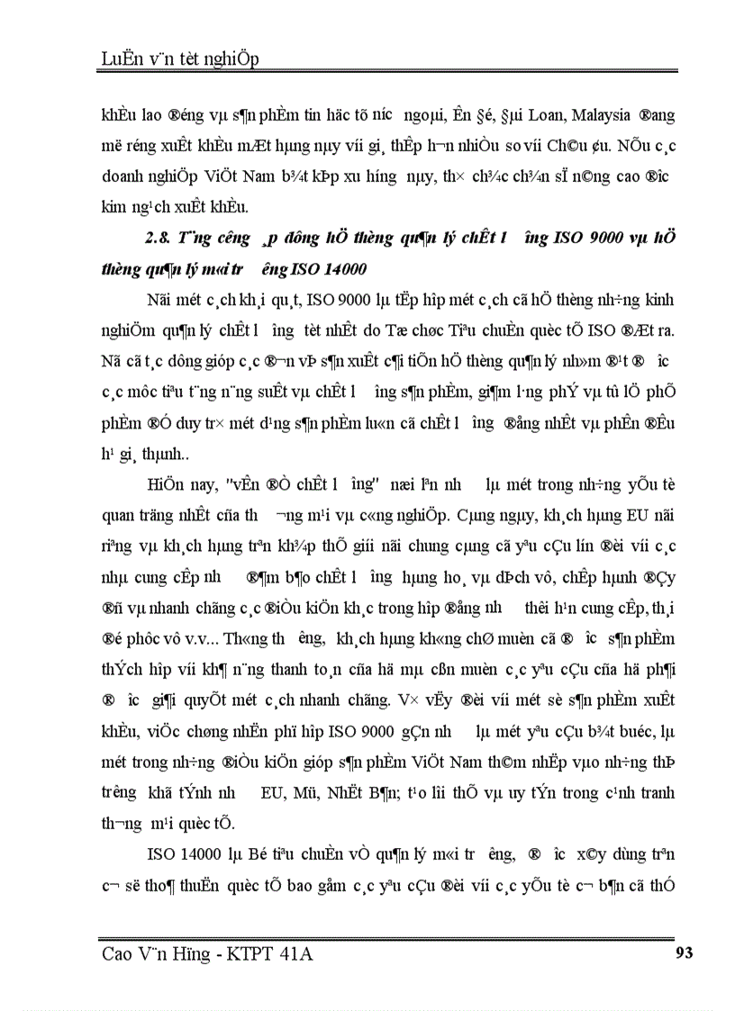 image for page Một số giải pháp thúc đẩy hoạt động xuất khẩu hàng hoá của Việt Nam sang thị trường EU giai đoạn 2001 2010