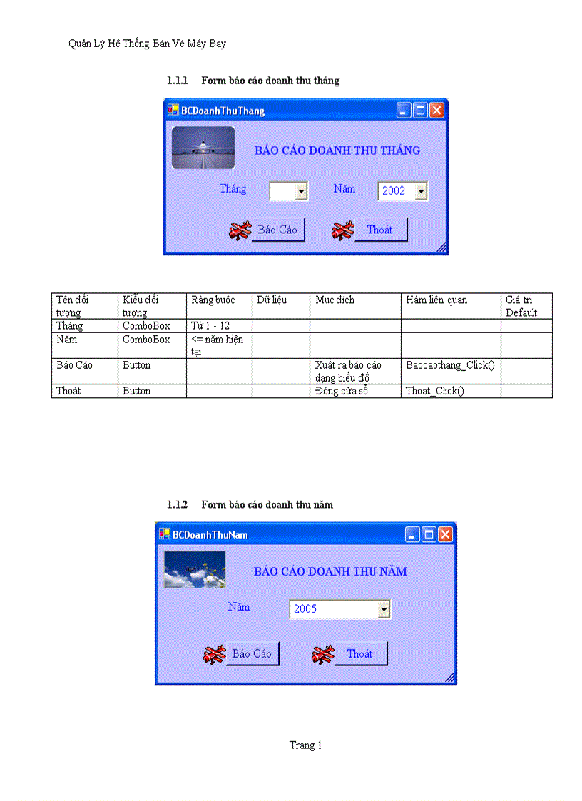 image for page Phần mềm quản lý bán vé chuyến bay 1
