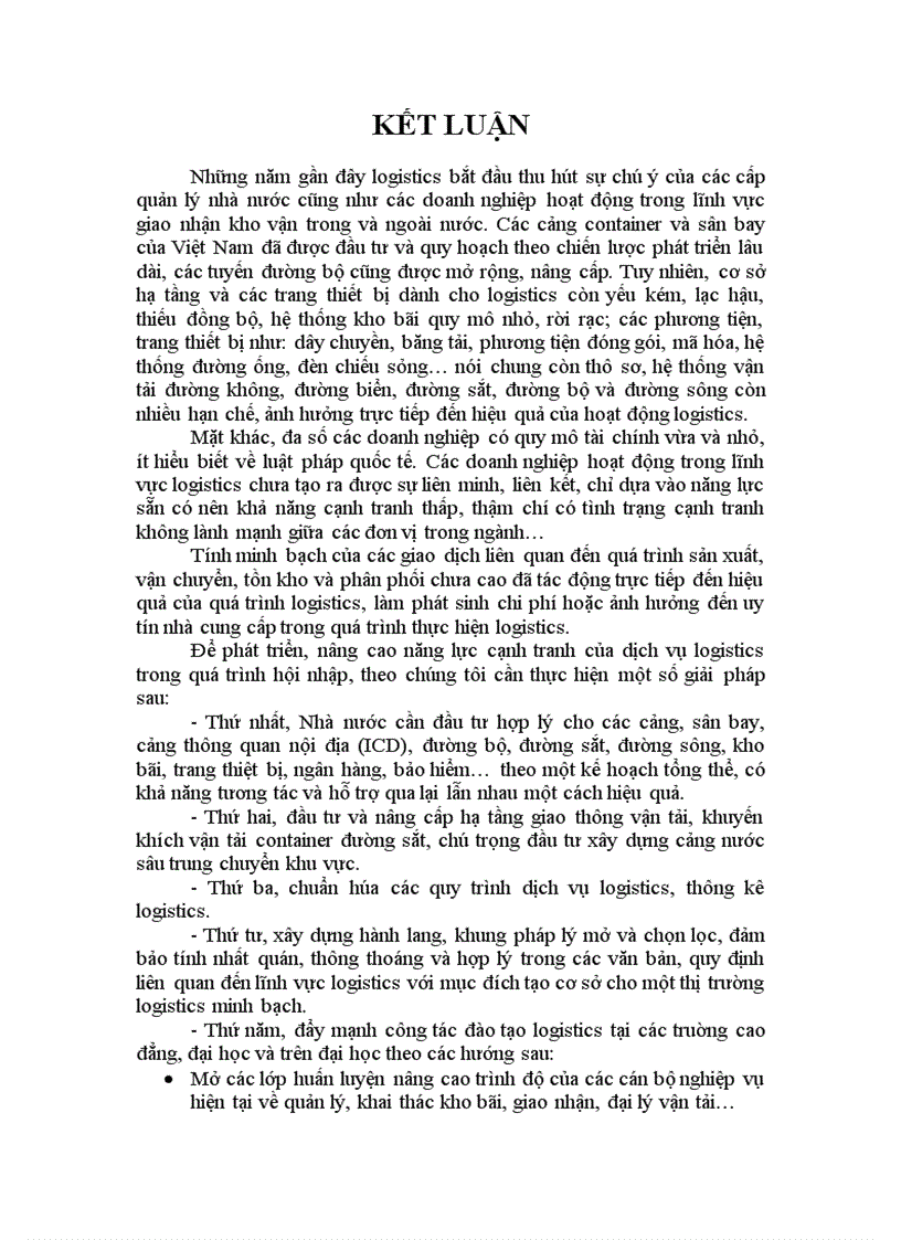 image for page Giải pháp phát triển dịch vụ Logistics