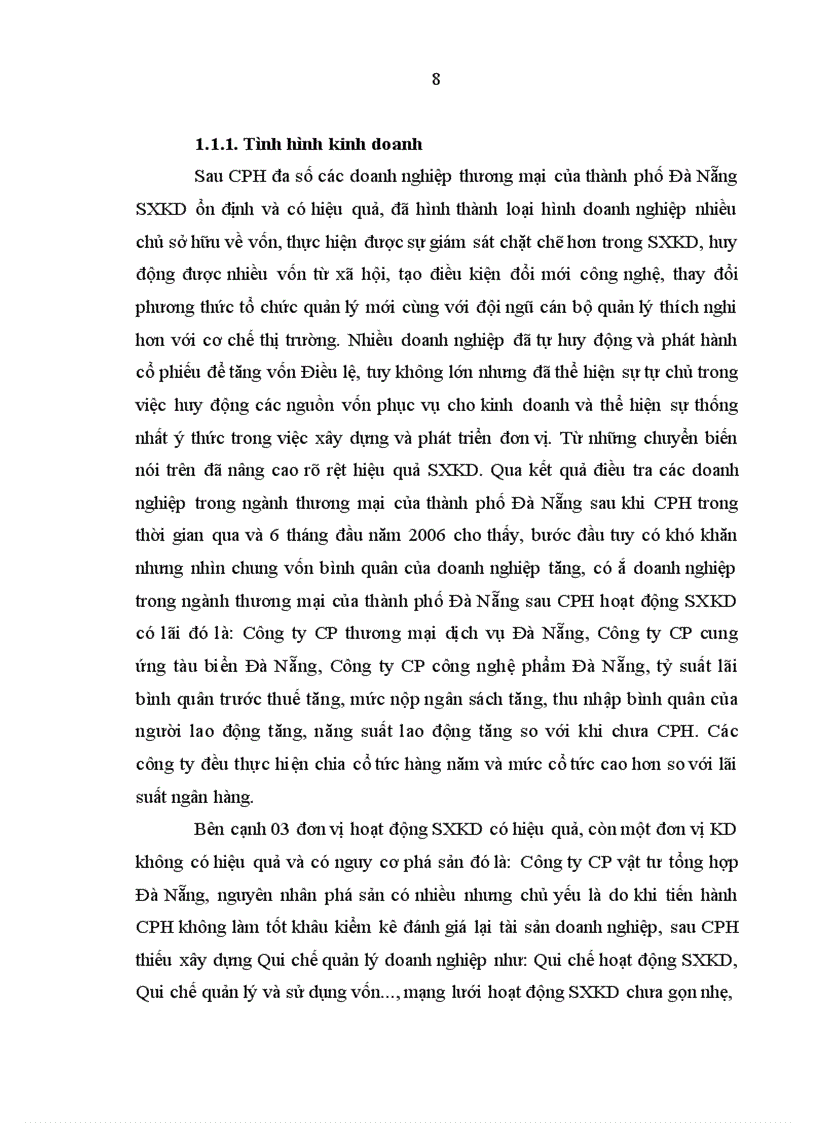 image for page Những vấn đề sau cổ phần hóa các DNNN trong ngành thương mại của thành phố Đà Nẵng