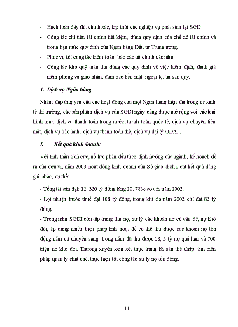 image for page Tình hình hoạt động kinh doanh của SGDI trong những năm gần đây